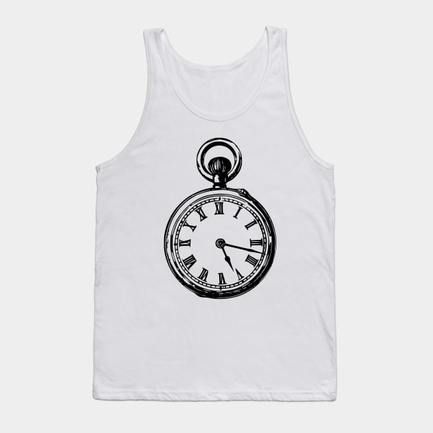 Vintage Pocket Watch Tank Top by Vintage Boutique